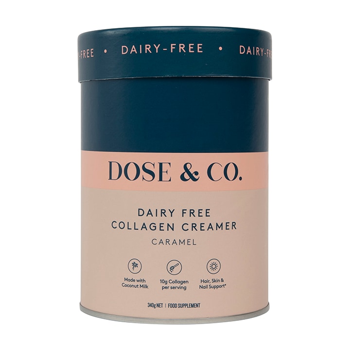 Dose & Co Dairy-Free Collagen Creamer Caramel 340g