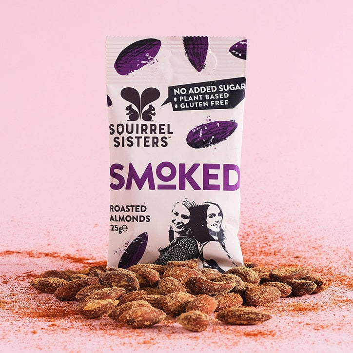 Squirrel Sisters Smoked Almonds 25g GOODS Holland&Barrett   