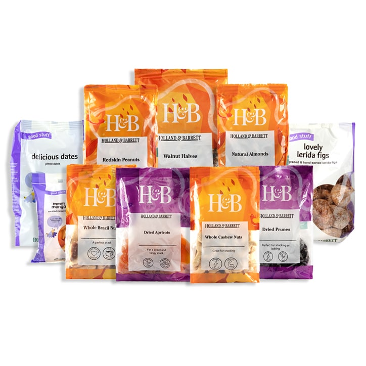 Holland & Barrett Healthy Snacking Fruit & Nuts Bundle