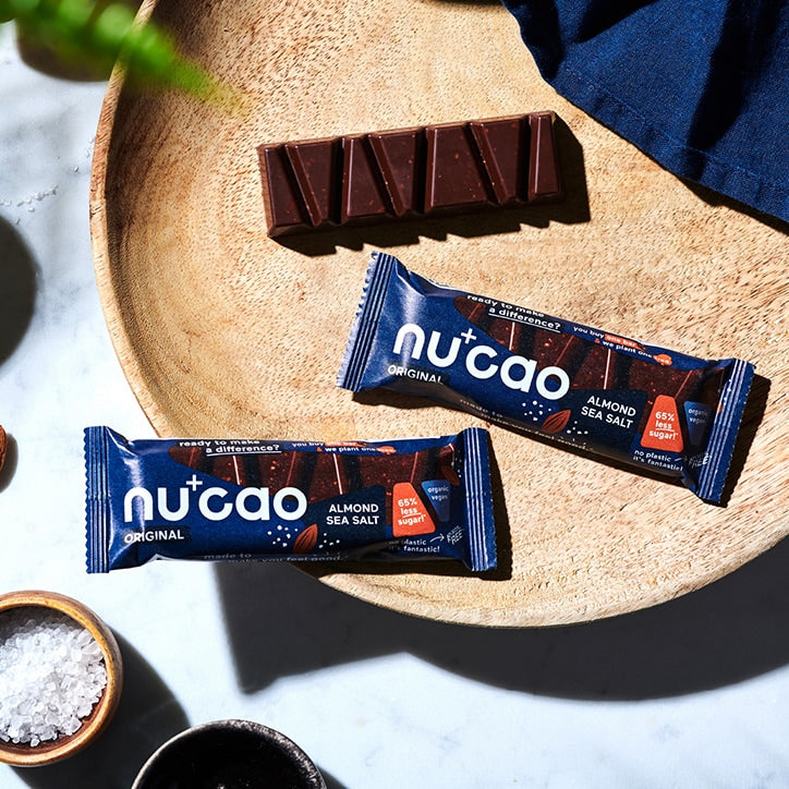 nucao - Organic Almond Sea Salt 40g Chocolate Holland&Barrett   