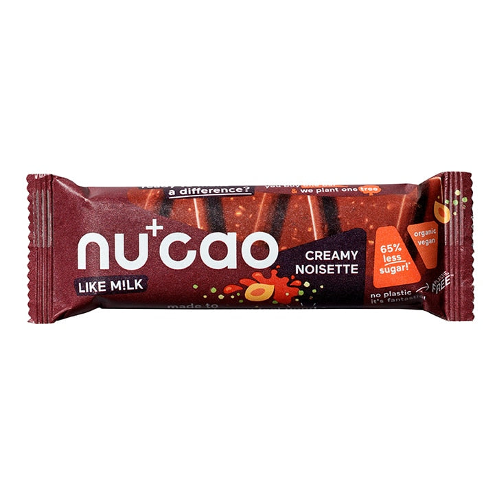 nucao Like M!lk - Organic Creamy Noisette 40g Snack Bars Holland&Barrett   