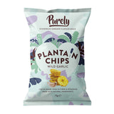 Purely Plantain Chips Wild Garlic 75g Crisps & Chips Holland&Barrett   