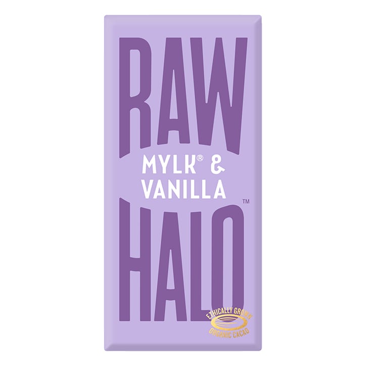 Raw Halo Vegan Mylk & Vanilla Raw Chocolate 70g Chocolate Holland&Barrett   