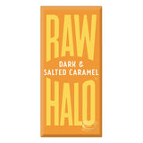 Raw Halo Vegan Dark & Salted Caramel Raw Chocolate 70g Chocolate Holland&Barrett   