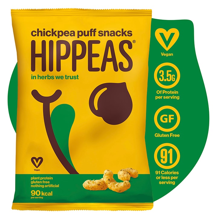 Hippeas In Herbs we Trust Chickpea Puffs 78g Crisps & Chips Holland&Barrett   