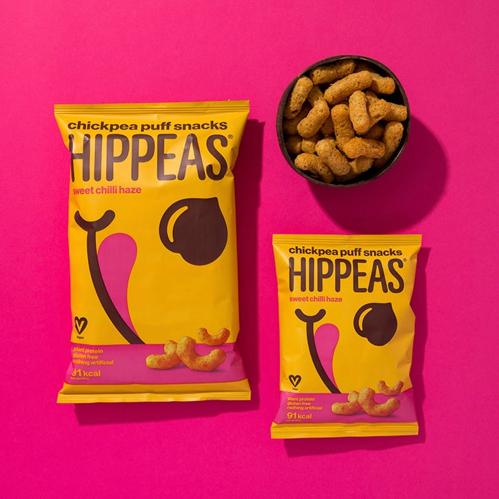 Hippeas Sweet Chilli Haze Chickpea Puffs 78g Crisps & Chips Holland&Barrett   