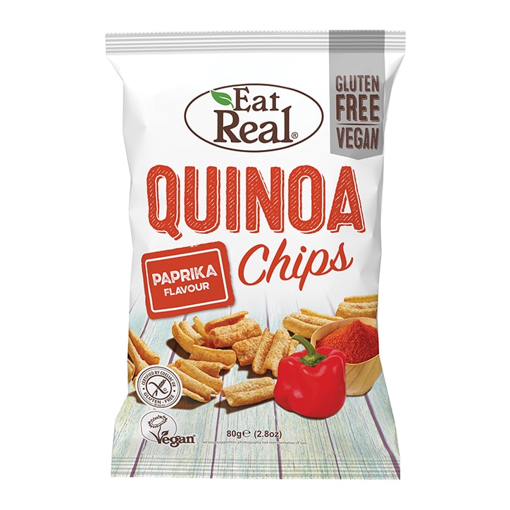 Eat Real Quinoa Paprika Chips 80g Crisps & Chips Holland&Barrett   