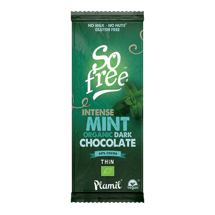 So Free Intense Mint & Organic Dark Chocolate Bar 80g GOODS Holland&Barrett   