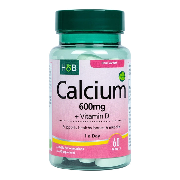 Holland & Barrett Calcium 600mg & Vitamin D 60 Tablets