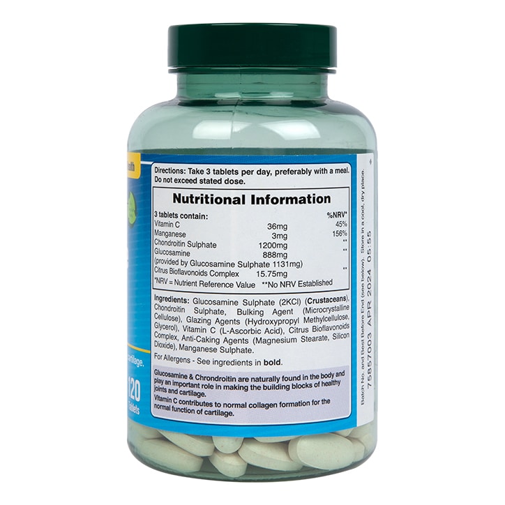 Holland & Barrett High Strength Glucosamine Sulphate & Chondroitin 1100mg 120 Tablets GOODS Holland&Barrett   