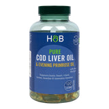 Holland & Barrett Pure Cod Liver Oil with Evening Primrose Oil 500mg 120 Capsules GOODS Holland&Barrett   