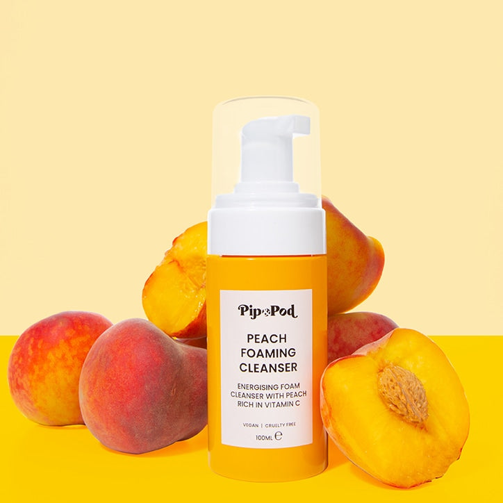 Pip & Pod Peach Foaming Cleanser 100ml Cleanser & Toner Holland&Barrett   