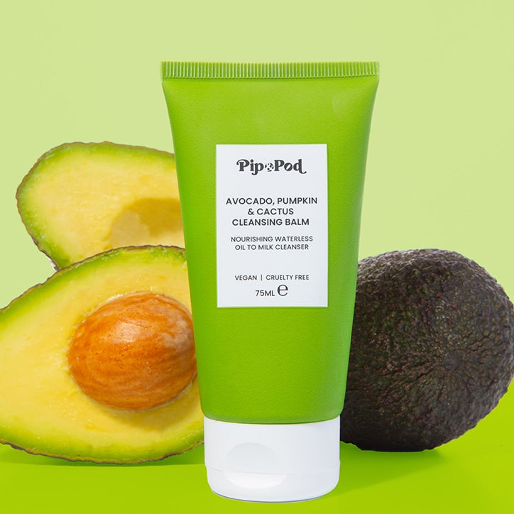 Pip & Pod Avocado, Pumpkin & Cactus Cleansing Balm 75ml Cleanser & Toner Holland&Barrett   