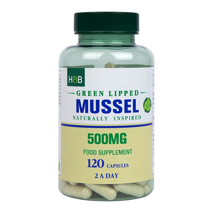 Holland & Barrett Green Lipped Mussel 500mg 120 capsules