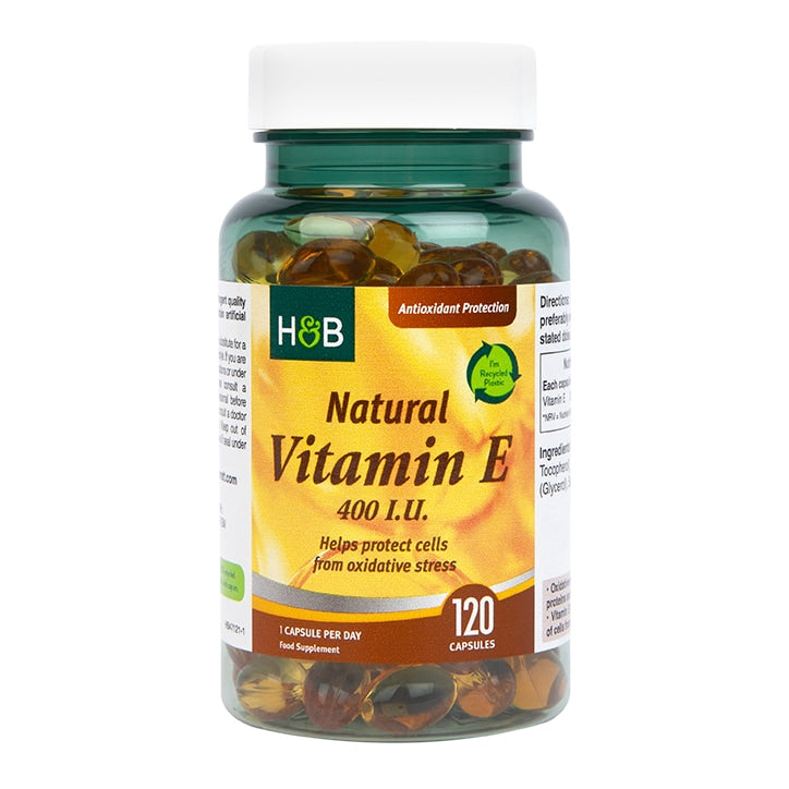 Holland & Barrett Vitamin E 400iu 120 Capsules Vitamin E Holland&Barrett   