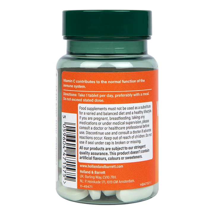 Holland & Barrett Vitamin C 500mg 30 Tablets Vitamin C Holland&Barrett   