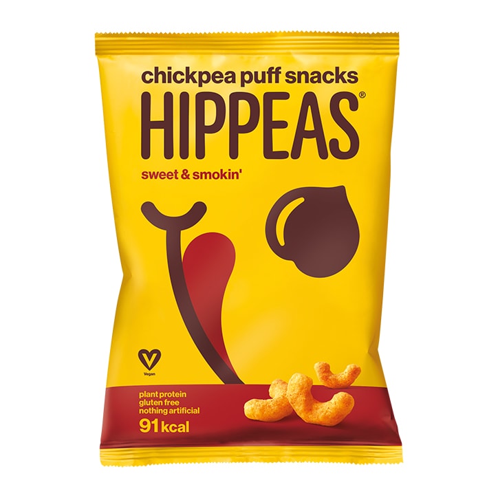 Hippeas Sweet & Smokin Chickpea Puff Snacks 78g Crisps & Chips Holland&Barrett   