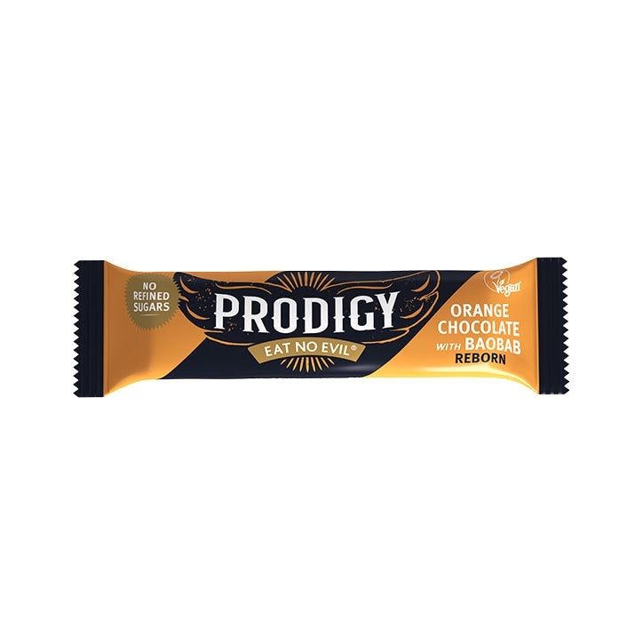 Prodigy Chunky Orange Chocolate Bar 35g GOODS Holland&Barrett   