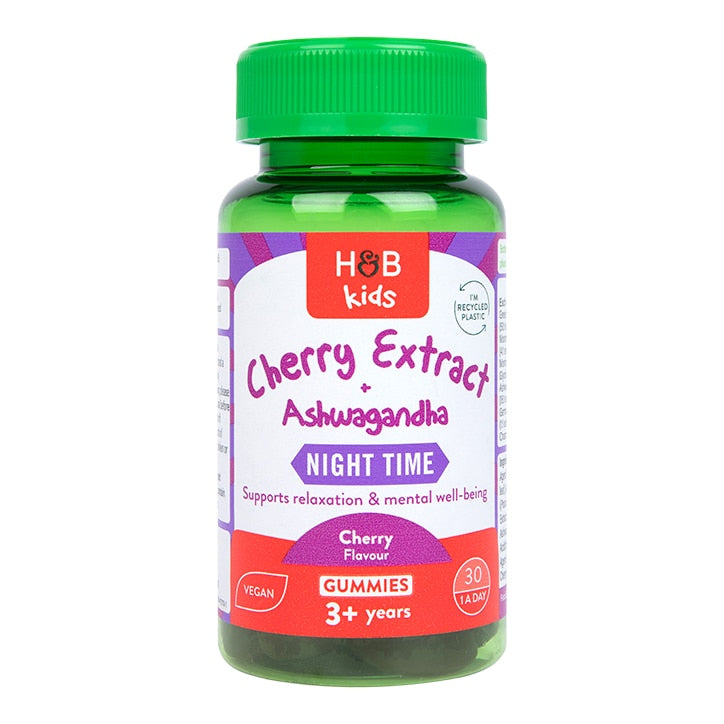 Holland & Barrett Kids Cherry Extract & Ashwagandha Nightime 30 Gummies GOODS Holland&Barrett   