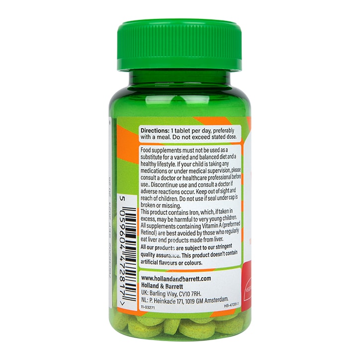 Holland & Barrett Kids Multivits & Iron 90 Tablets