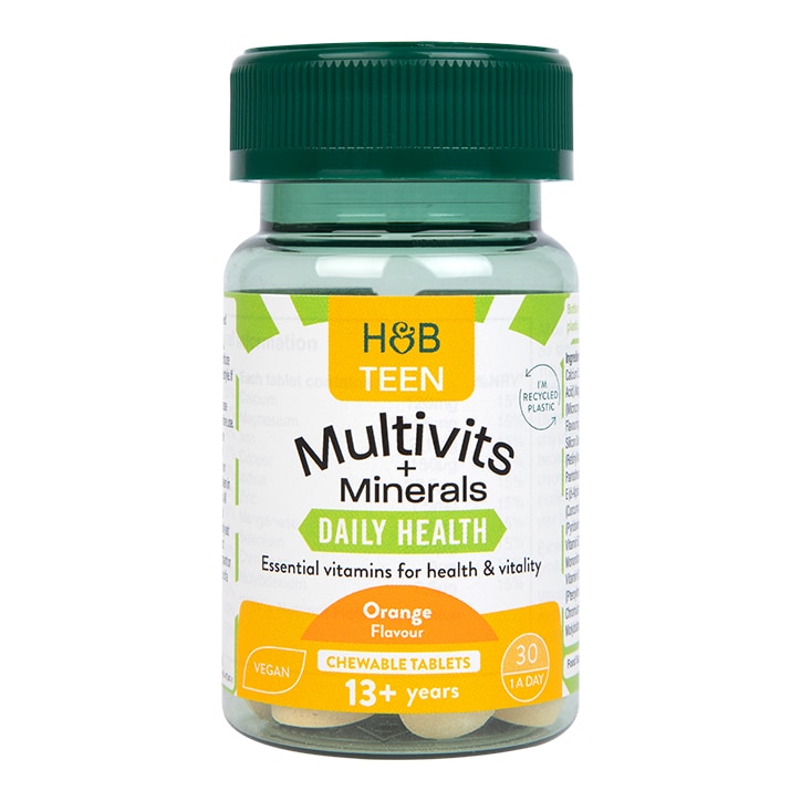 Holland & Barrett Teen Multivitamin & Mineral 30 Chewable Tablets GOODS Holland&Barrett   