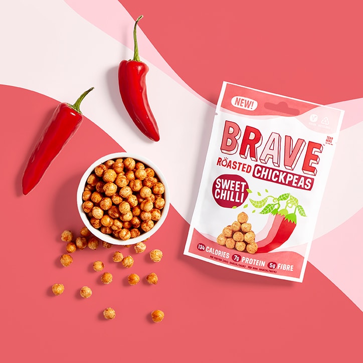 BRAVE Roasted Chickpeas Sweet Chilli 115g