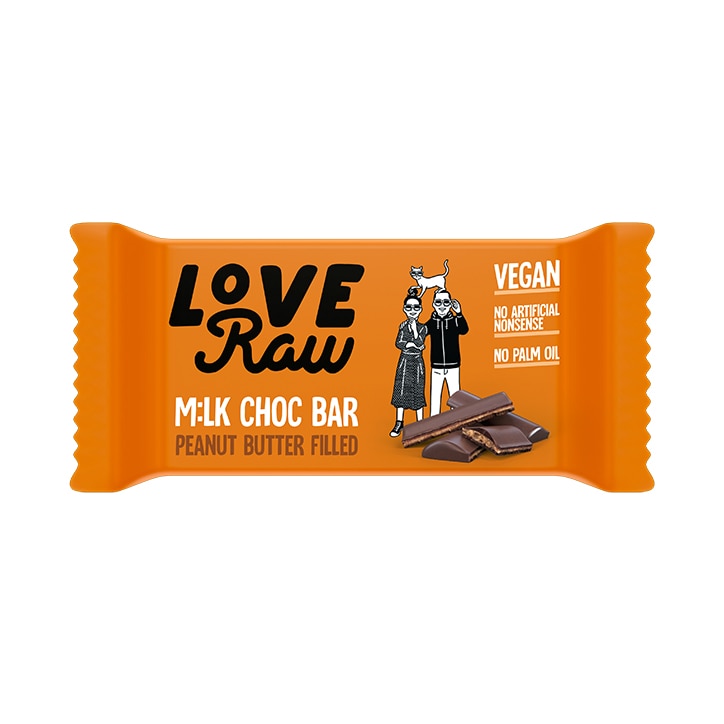 Love Raw Vegan M:lk Choc Bar Peanut Butter Filled 30g GOODS Holland&Barrett   