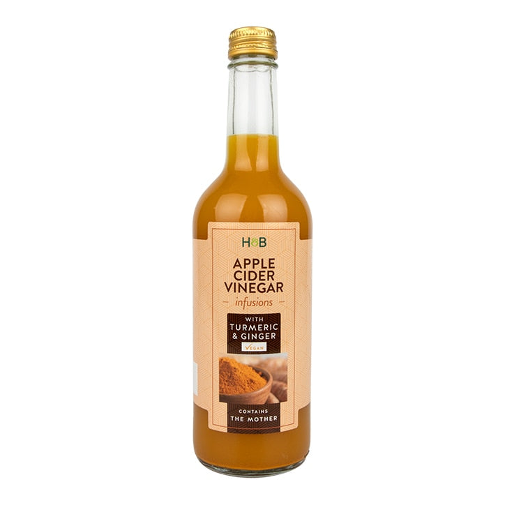 Holland & Barrett Apple Cider Vinegar with Turmeric & Ginger 500ml GOODS Holland&Barrett   