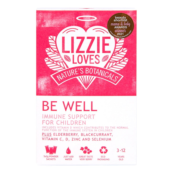 Lizzie Loves Nature’s Botanicals BE WELL Immune Support 5 Sachets GOODS Holland&Barrett   