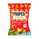 Properchips Sweet Sriracha Chilli Lentil Chips Sharing Bag 85g Crisps & Chips Holland&Barrett   