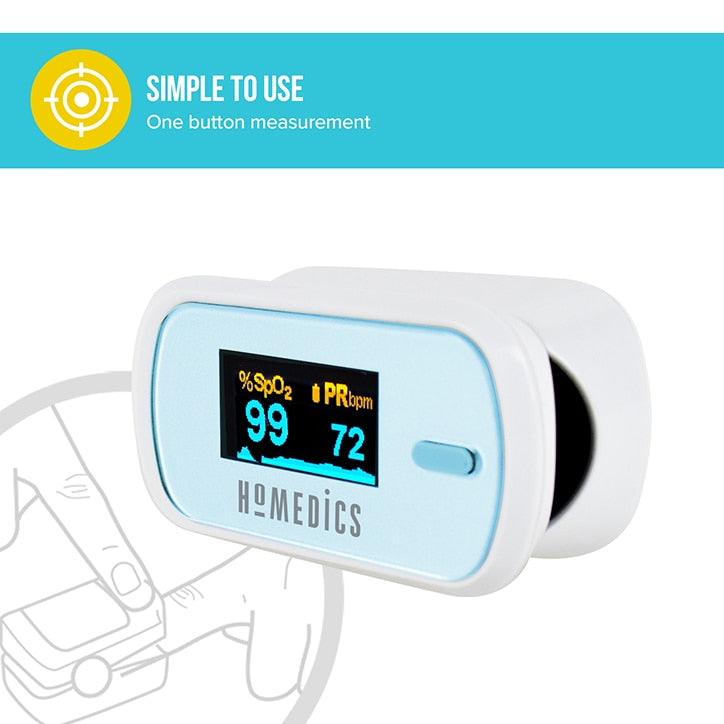 HoMedics Fingertip Pulse Oximeter Natural Beauty Shop All Holland&Barrett   