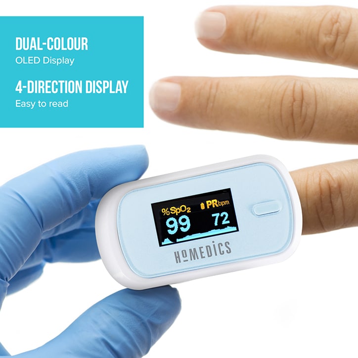 HoMedics Fingertip Pulse Oximeter GOODS Holland&Barrett   