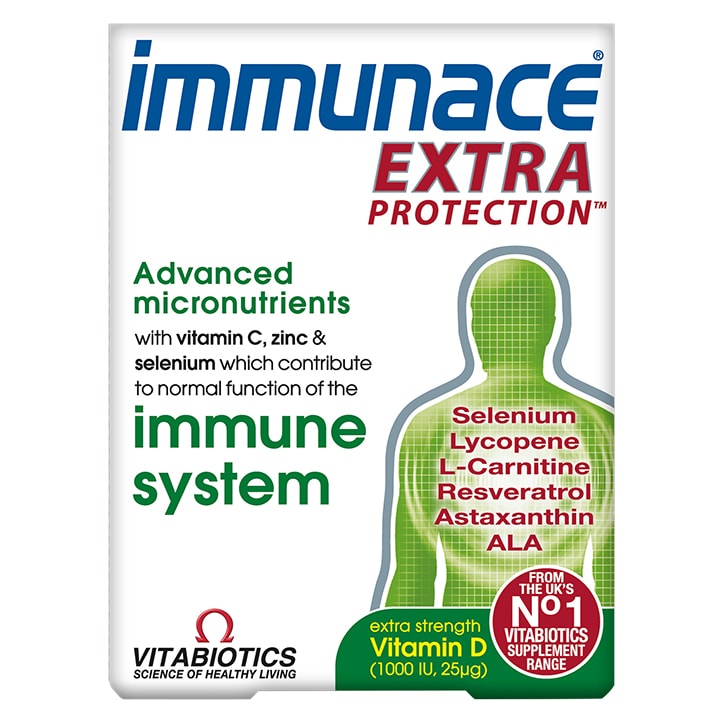 Vitabiotics Immunace Extra Protection - 30 Tablets