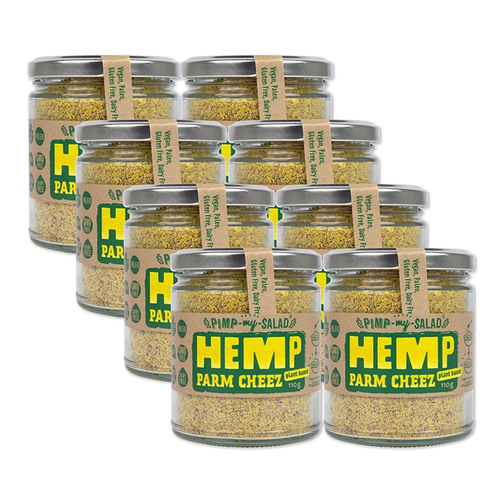 Pimpmysalad Hemp Parm Cheez Jar 8 x 120g