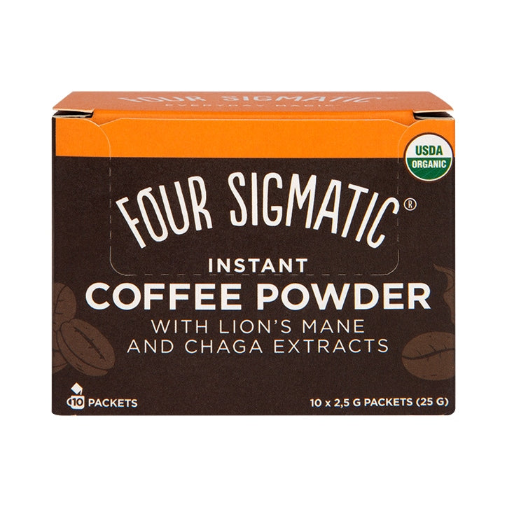 Four Sigmatic Mushroom Coffee Lion's Mane & Chaga 10 Sachets Coffee Holland&Barrett   