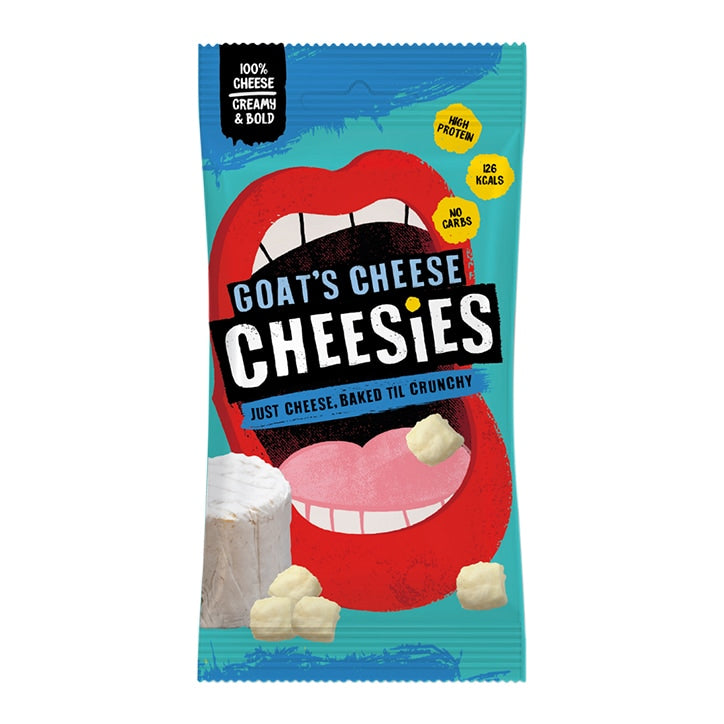 Cheesies Goats Cheese Crunchy Popped Cheese 20g Crisps & Chips Holland&Barrett   