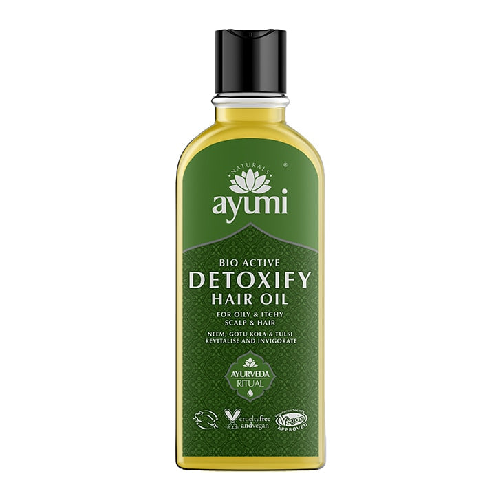 Ayumi Bio Active Detoxifying Scalp Hair Oil 150ml Natural Hair Oil & Serum Holland&Barrett   