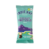 Indie Bay Snacks Milk Chocolate Spelt Pretzel Bites 31g Pretzels Holland&Barrett   