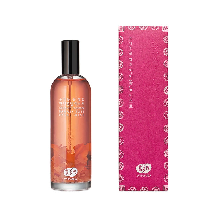 Whamisa Organic Flowers Damask Rose Petal Mist 100ml