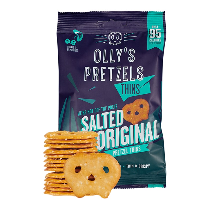 Olly's Pretzel Thins Original Salted 35g GOODS Holland&Barrett   