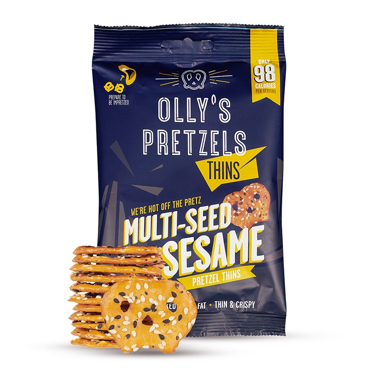 Olly's Pretzel Thins Multiseed 140g GOODS Holland&Barrett   