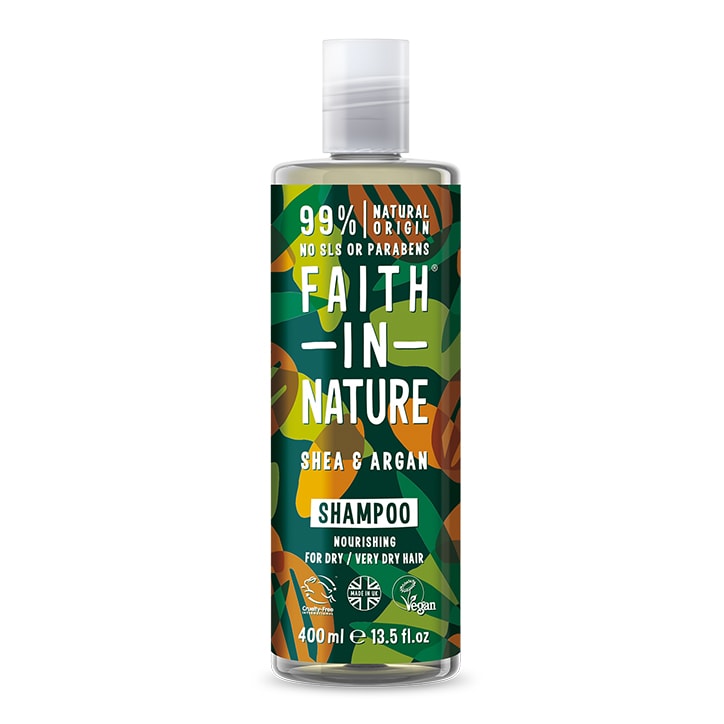 Faith in Nature Shea & Argan Shampoo 400ml GOODS Holland&Barrett   