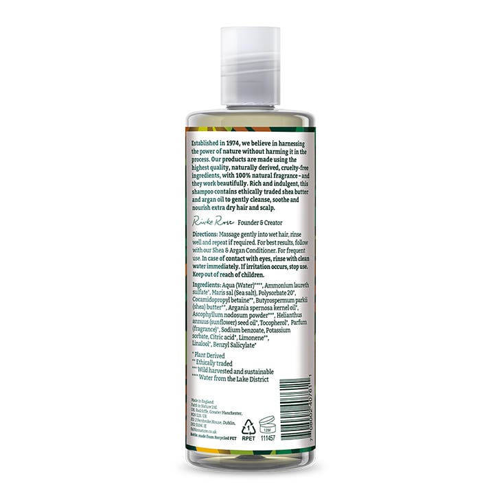 Faith in Nature Shea & Argan Shampoo 400ml GOODS Holland&Barrett   