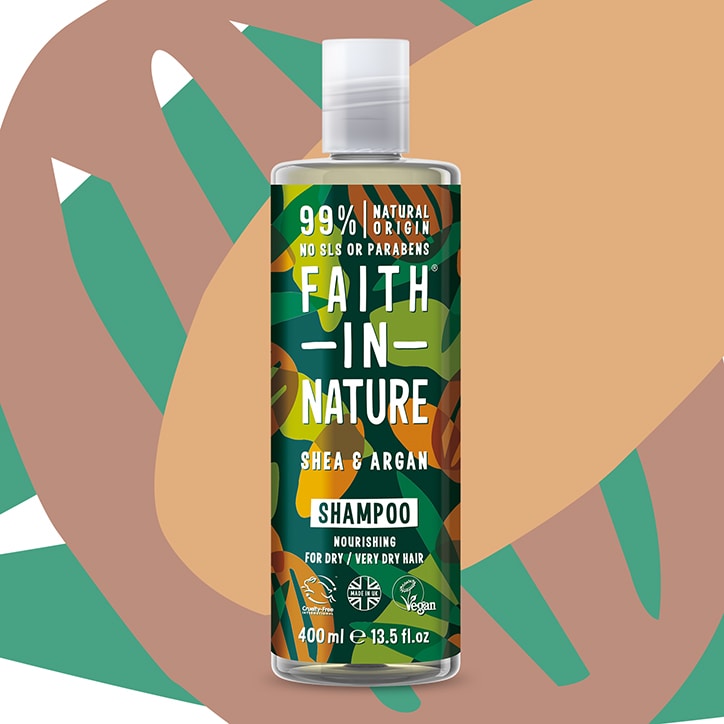 Faith in Nature Shea & Argan Shampoo 400ml GOODS Holland&Barrett   