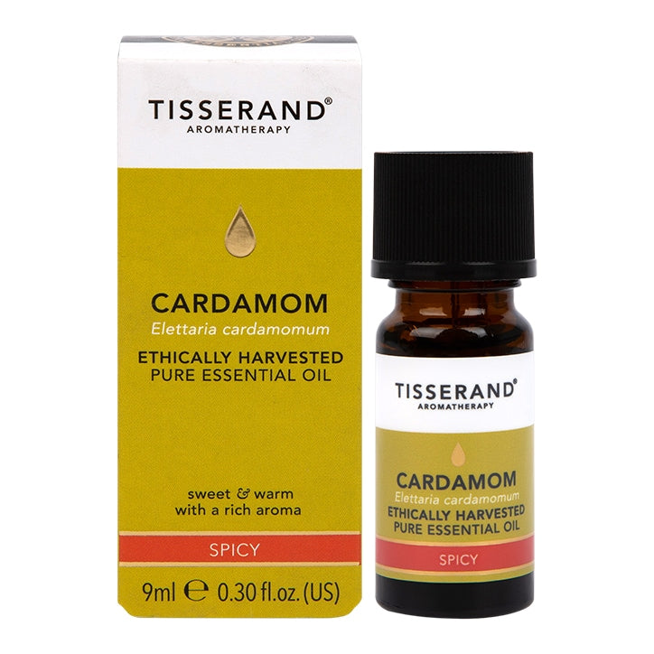 Tisserand Cardamom Ethically Harvested Pure Essential Oil 9ml