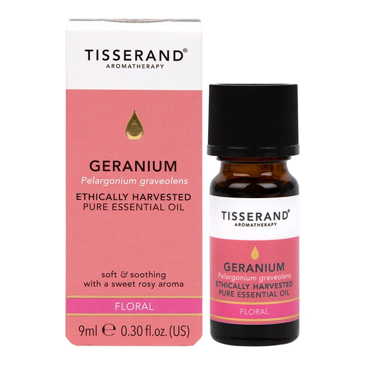 Tisserand Geranium Ethically Harvested Pure Essential Oil 9ml