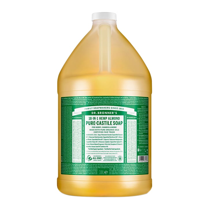 Dr Bronner's Almond Pure-Castile Liquid Soap 3.79l GOODS Holland&Barrett   