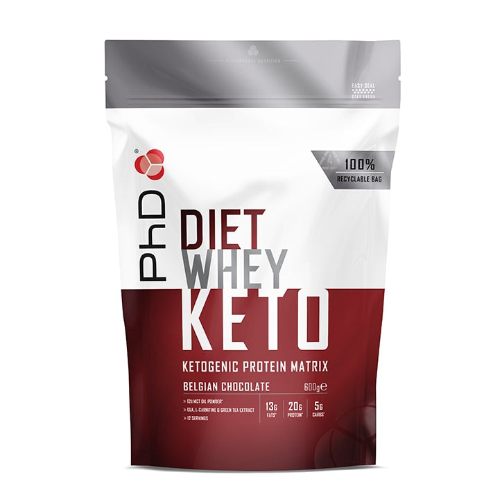 PhD Nutrition Diet Whey Keto Belgian Chocolate 600g