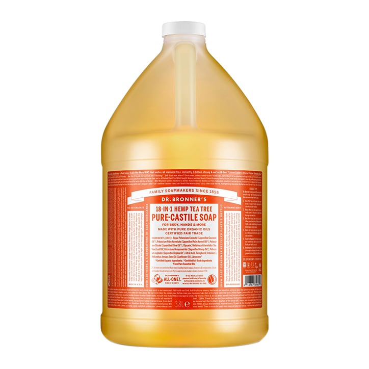 Dr Bronner's Tea Tree Pure-Castile Liquid Soap 3.79l GOODS Holland&Barrett   