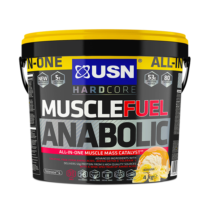 USN Muscle Fuel Anabolic All-In-One Shake Banana 4kg